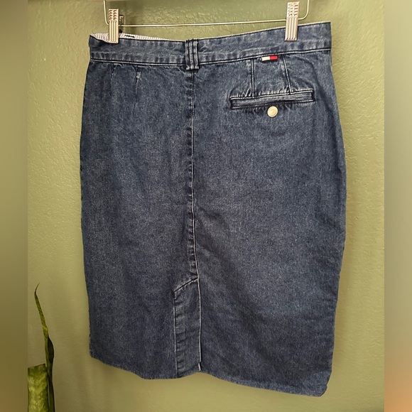 Tommy Hilfiger Jean Skirt Vintage - Picture 2 of 3
